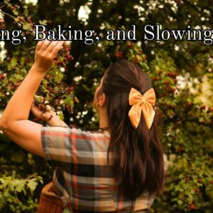 foraging hawthorn berries